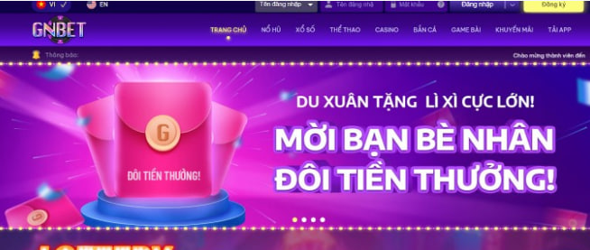 Gnbet – Địa chỉ cá cược xổ số, lô đề trực tuyến cao cấp
